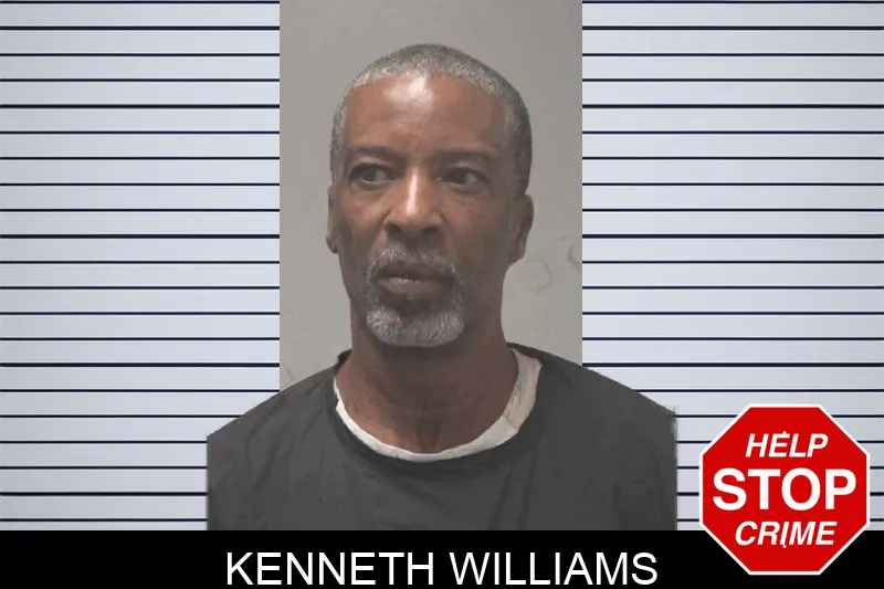 Kenneth Williams mugshot