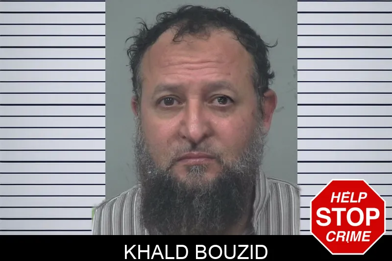 Khald Bouzid mugshot