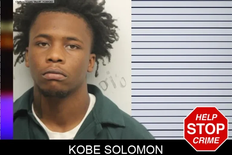 Kobe Solomon mugshot – Chatham County , Georgia Kobe Solomon