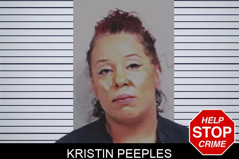 Kristin Peeples mugshot