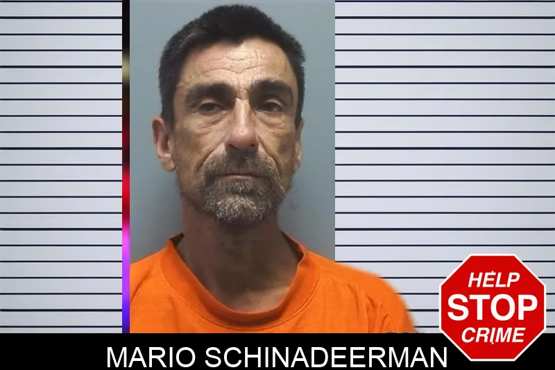 Mario Schinadeerman mugshot