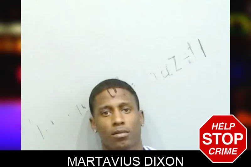 Martavius Dixon Mugshots