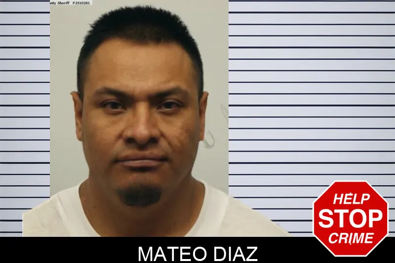 Mateo Diaz mugshot