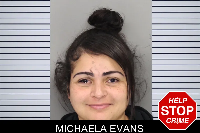 Michaela Evans mugshot