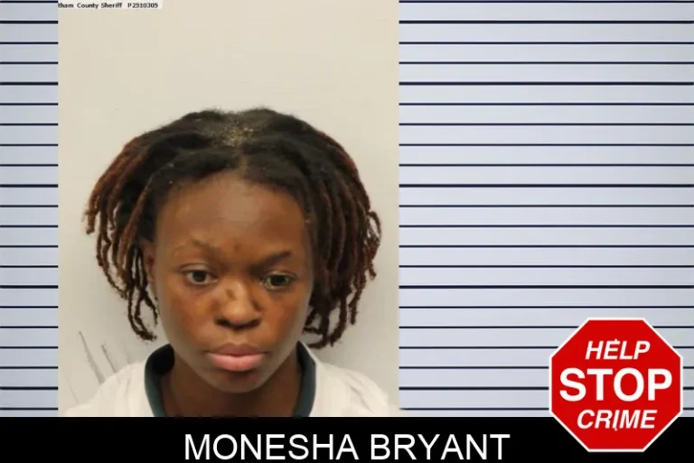 Monesha Bryant mugshot – Chatham County , Georgia Monesha Bryant