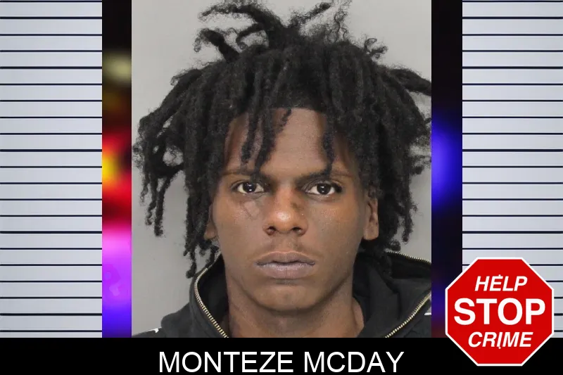Monteze McDay mugshot