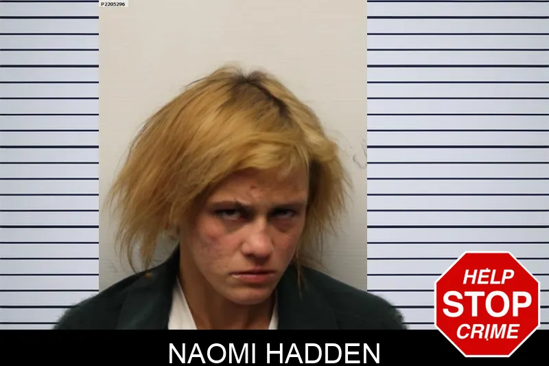 Naomi Hadden mugshot