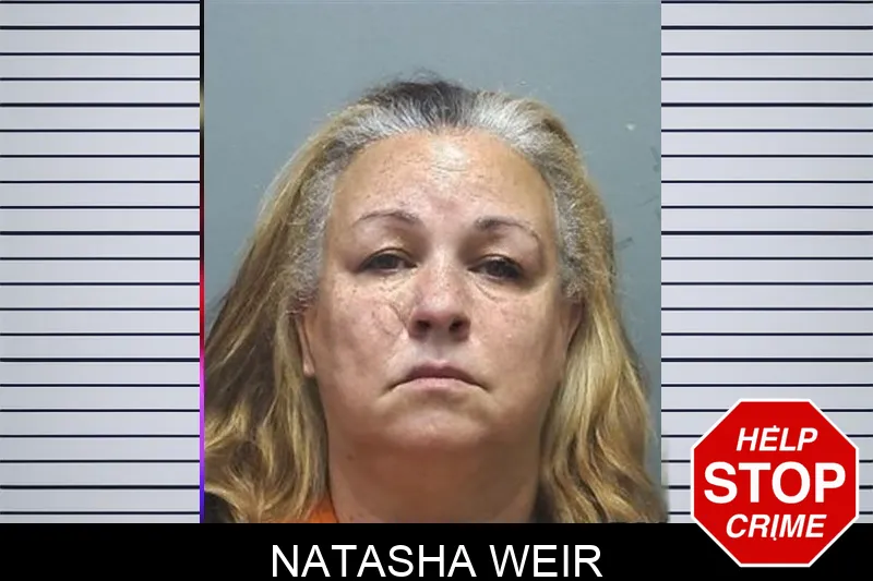 Natasha Weir mugshot