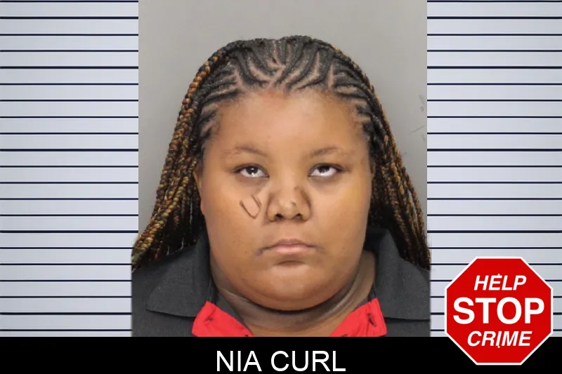 Nia Curl mugshot