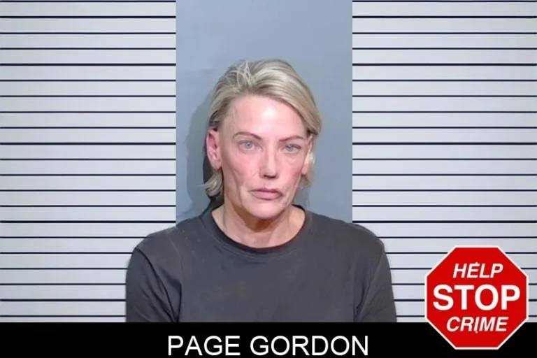 Page Gordon mugshot – Glynn County , Georgia Page Gordon