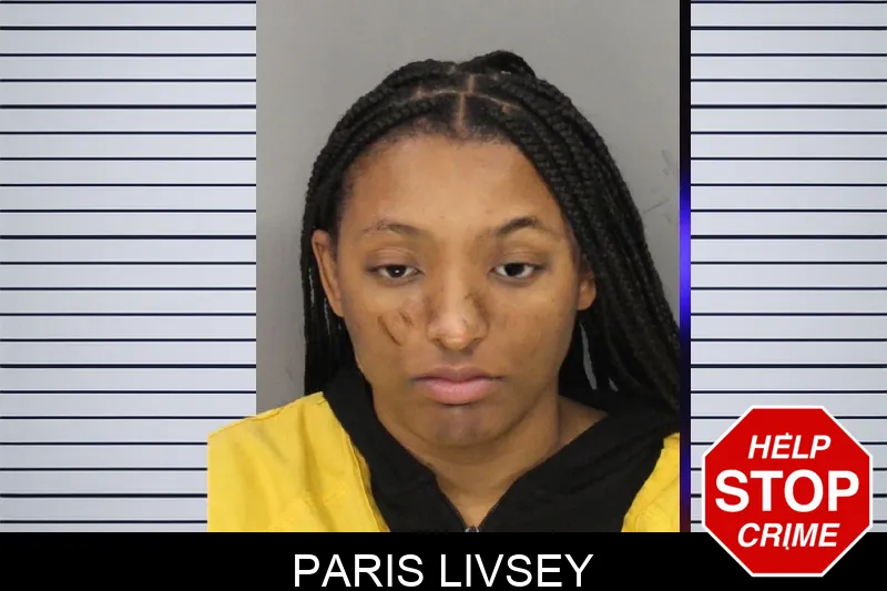 Paris Livsey mugshot – Cobb County , Georgia Paris Livsey mugshot