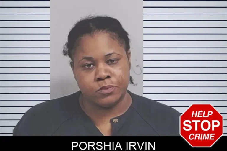 Porshia Irvin mugshot – Lowndes County , Georgia Porshia Irvin