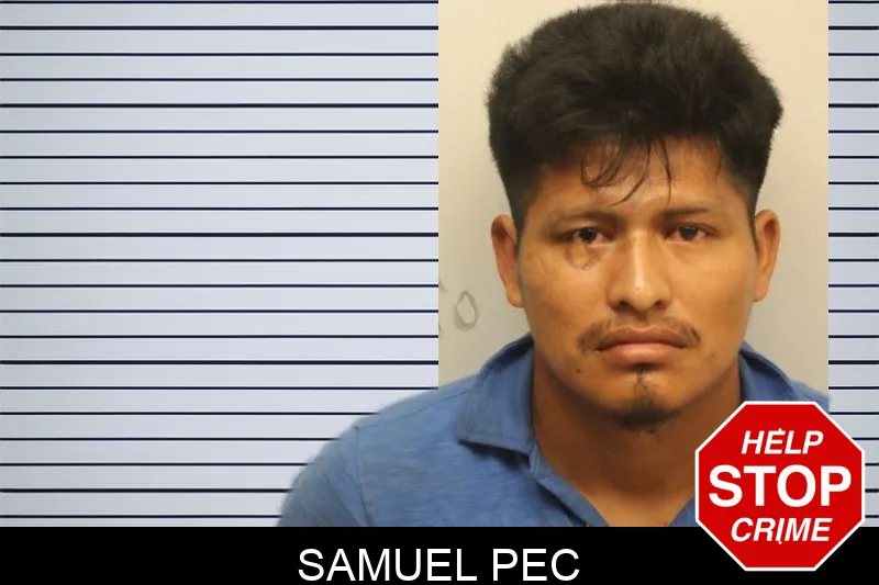Samuel Pec mugshot