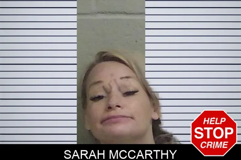 Sarah McCarthy mugshot – Wayne County , Georgia Sarah McCarthy