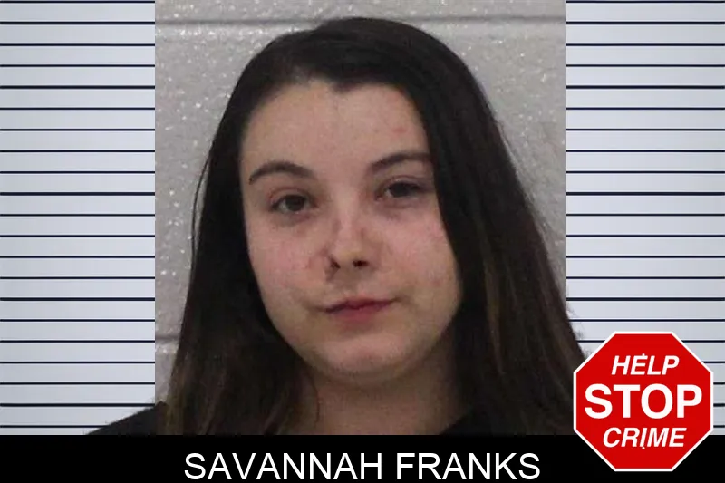 Savannah Franks Mugshots