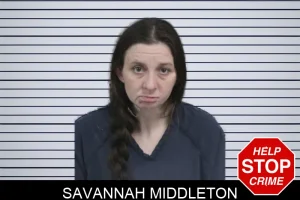 Savannah Middleton mugshot