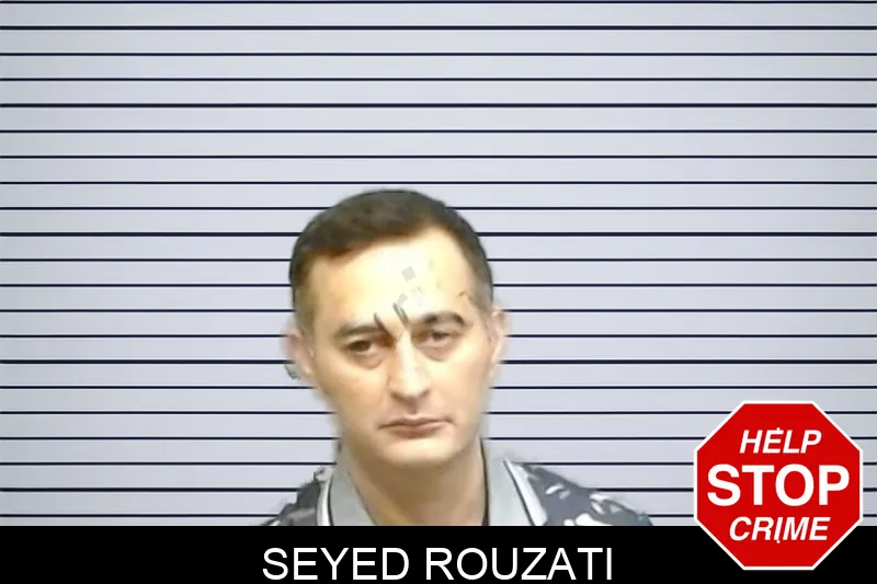 Seyed Rouzati mugshot