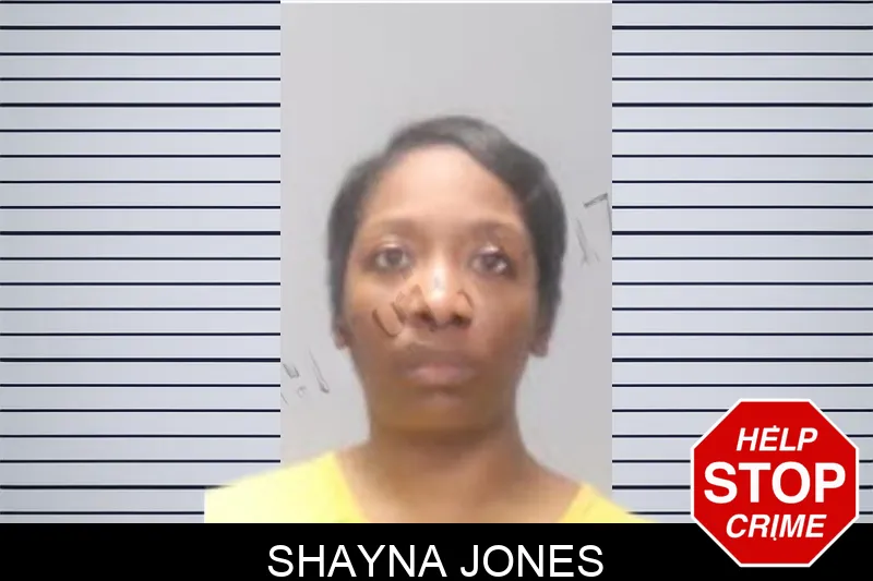 Shayna Jones mugshot