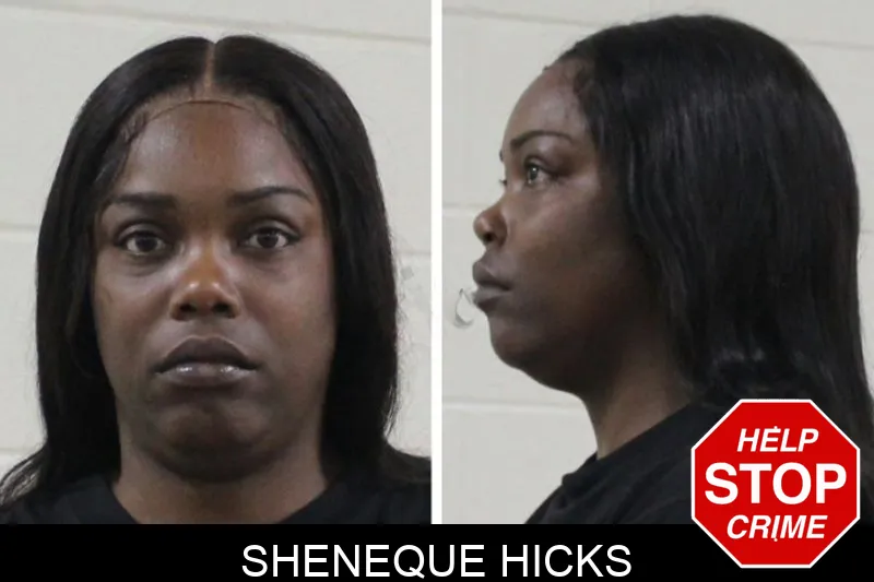 Sheneque Hicks mugshot