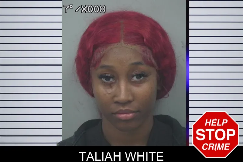 Taliah White Mugshots