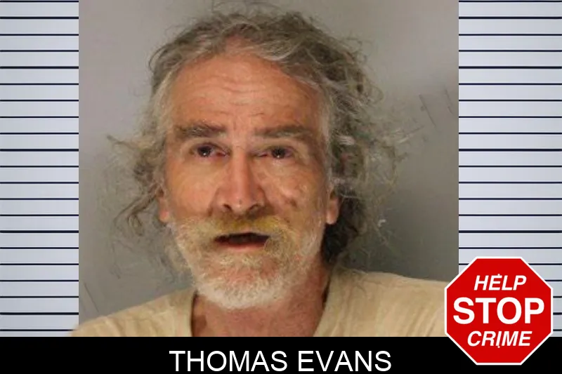 Thomas Evans mugshot