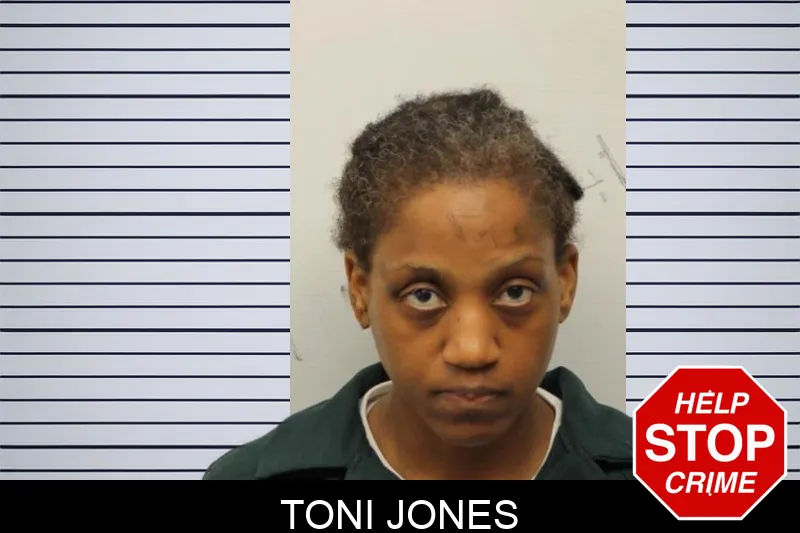 Toni Jones mugshot