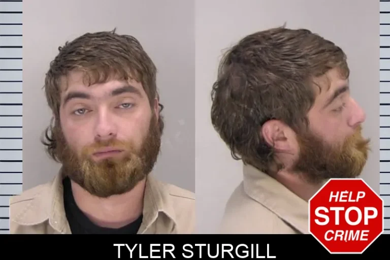 Tyler Sturgill mugshot – Richmond County , Georgia Tyler Sturgill