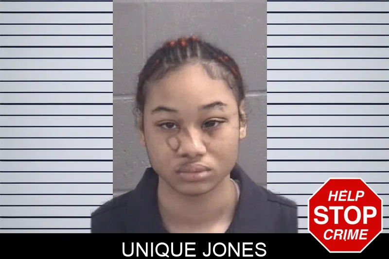 Unique Jones mugshot