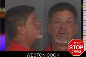 Weston Cook mugshot