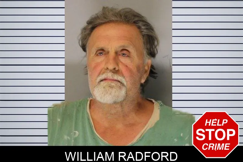 William Radford mugshot