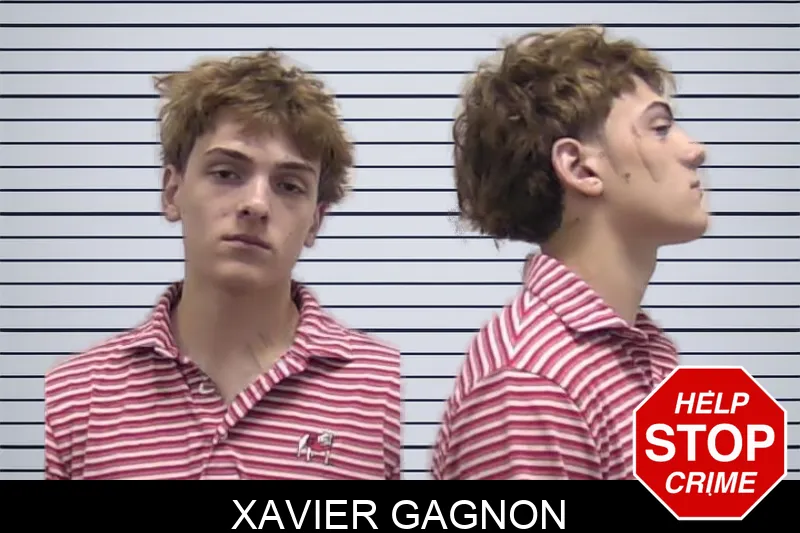 Xavier Gagnon mugshot