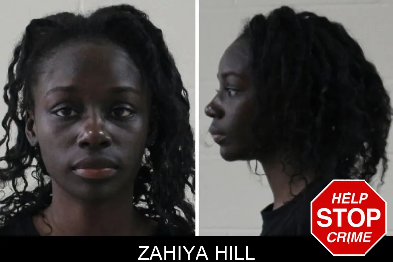Zahiya Hill mugshot