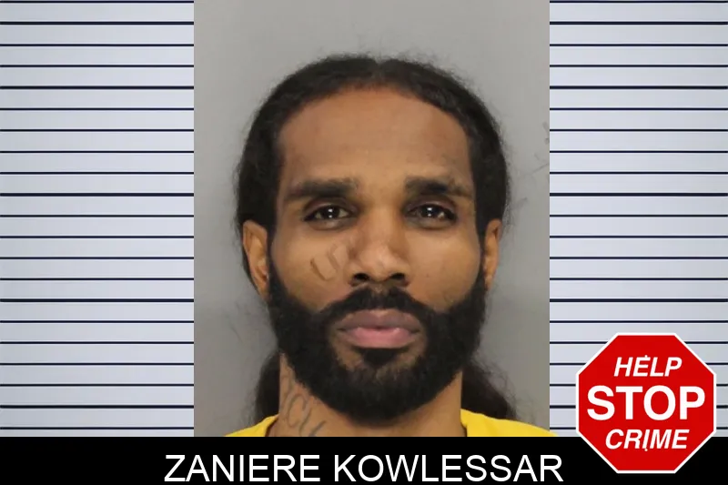 Zaniere Kowlessar Mugshots