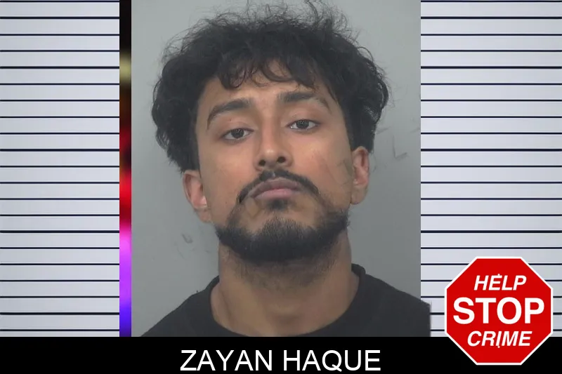 Zayan Haque mugshot
