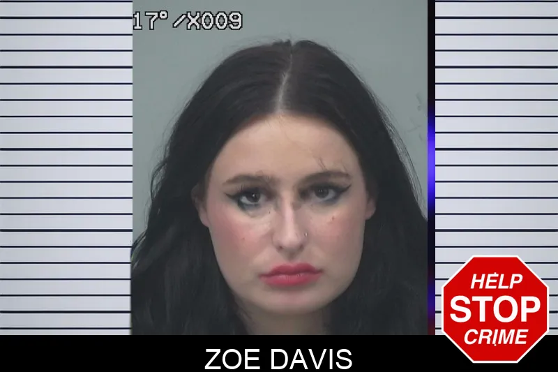 Zoe Davis mugshot