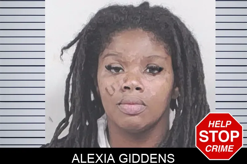 Alexia Giddens mugshot