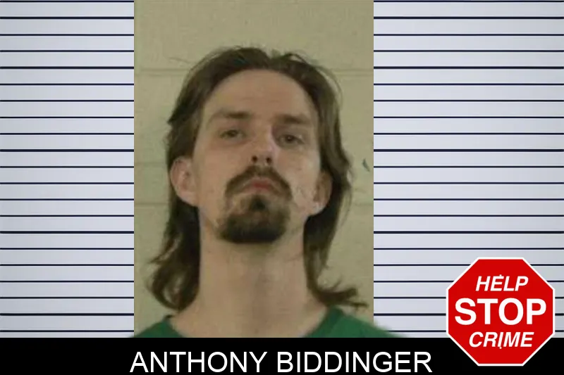 Anthony Biddinger Mugshots