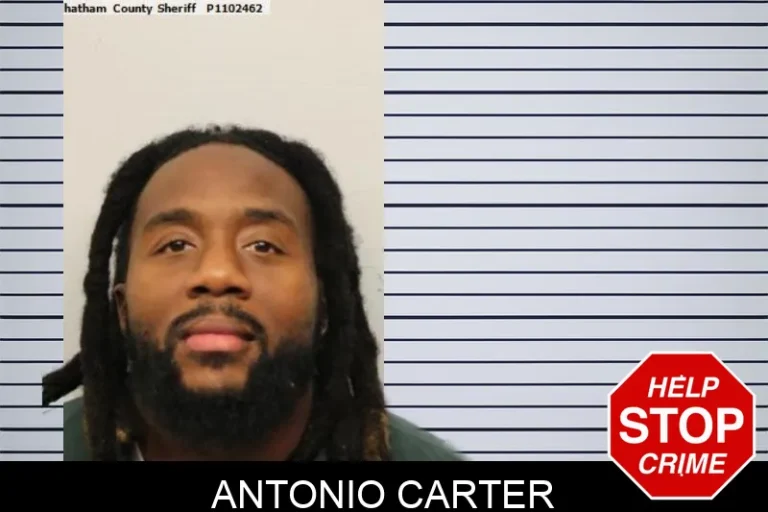 Antonio Carter mugshot – Chatham County , Georgia Antonio Carter