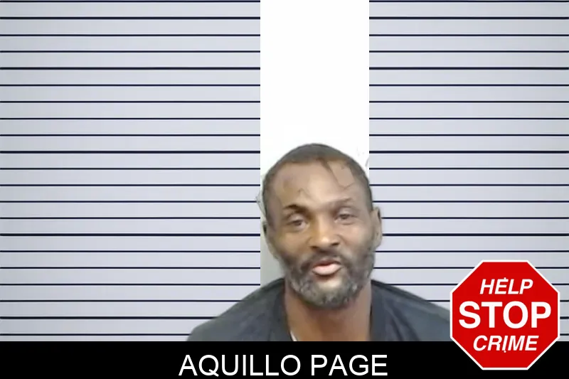 Aquillo Page mugshot