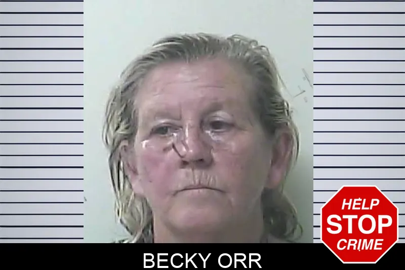 Becky Orr mugshot