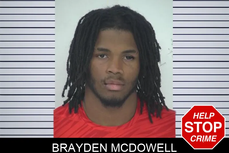 Brayden McDowell Mugshots