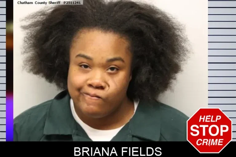 Briana Fields mugshot – Chatham County , Georgia Briana Fields