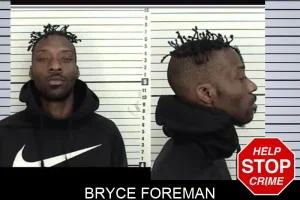 Bryce Foreman mugshot