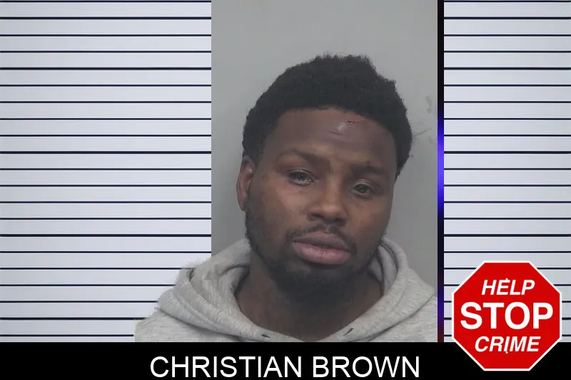 Christian Brown mugshot