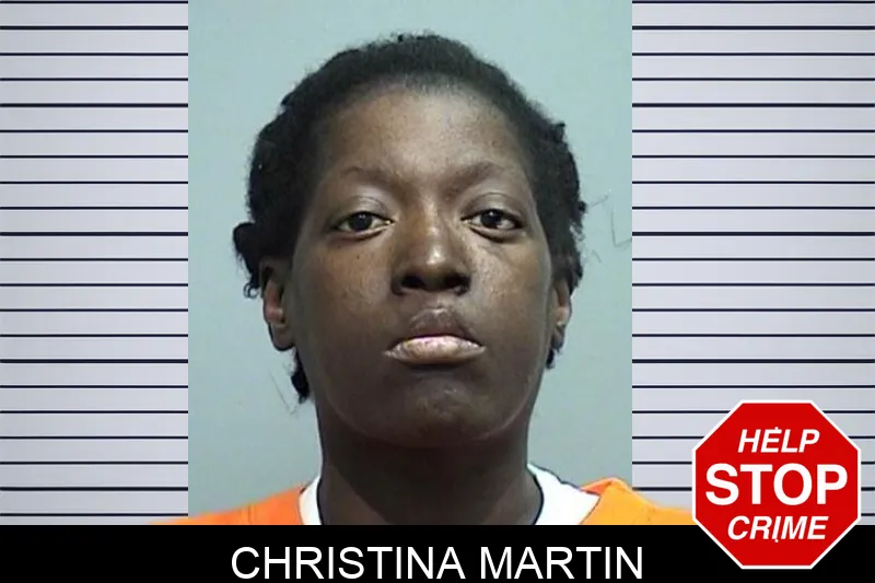 Christina Martin Mugshots
