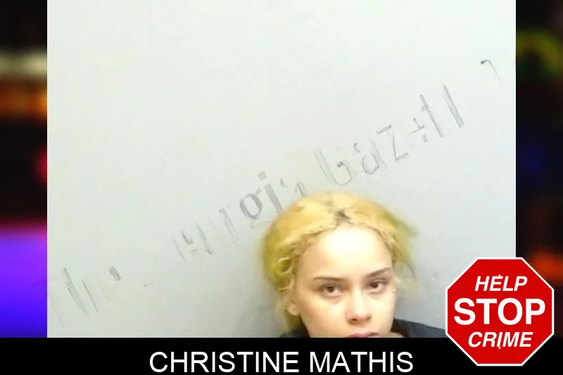 Christine Mathis mugshot