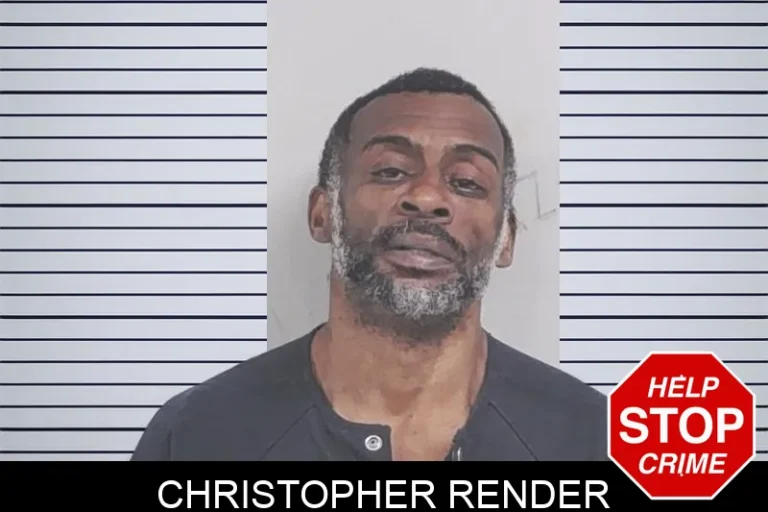 Christopher Render mugshot – Lowndes County , Georgia Christopher Render