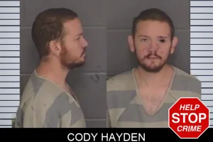 Cody Hayden mugshot