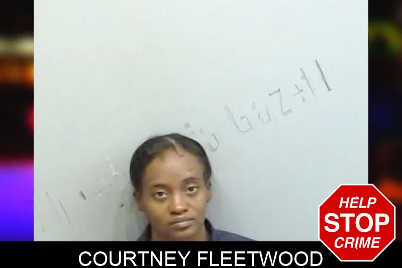 Courtney Fleetwood mugshot