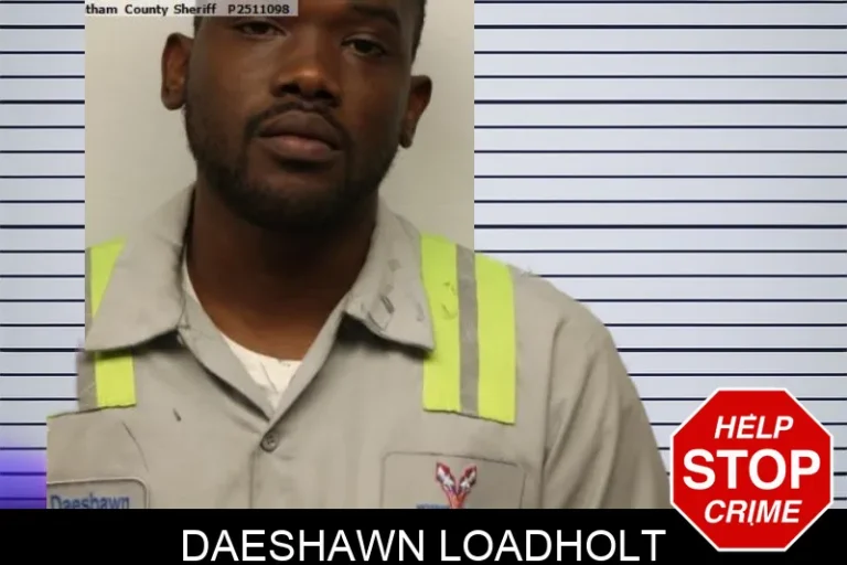 Daeshawn Loadholt mugshot – Chatham County , Georgia Daeshawn Loadholt